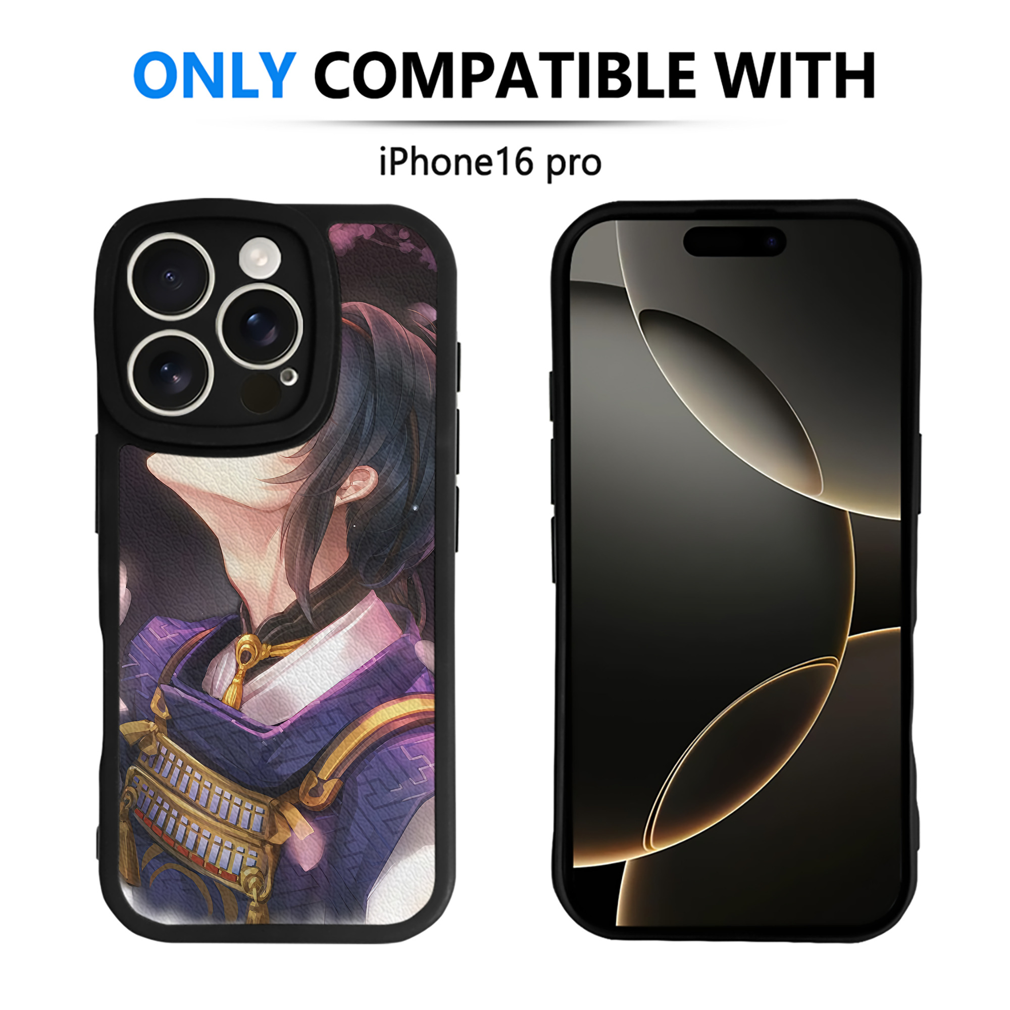 （画像用） 刀剣乱舞 Touken Ranbu 【iPhone 16シリーズ対応】シリコンスマホケース（レザー調） 材質：シリコン